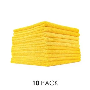 The Rag Company 51616-E-365-GOLD 16x16 EDGELESS 365 Microfiber Towel GOLD 10PACK - Picture 1 of 3