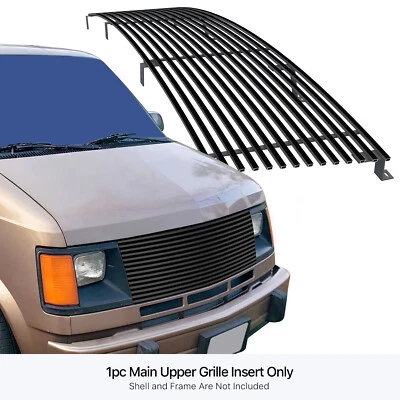 Fits 85-94 Chevy Astro Van/ GMC Safari Van Black Billet Grille Grill Insert - Image 1 of 4