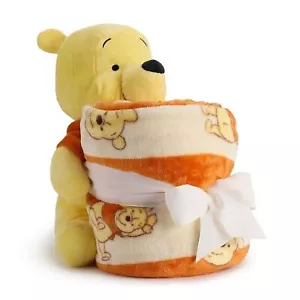 Disney Winnie the pooh buddy & throw blanket kids gift set. - Picture 1 of 5