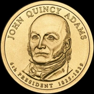 2008 D John Quincy Adams Presidential Dollar Brilliant Uncirculated Coin US! - Picture 1 of 3