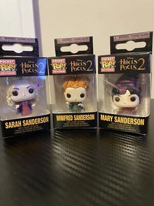Funko Pop Hocus Pocus Sarah Winifred Mary Sanderson Keychains (Set of 3) - Picture 1 of 4