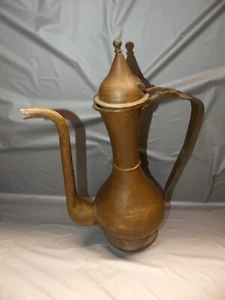 Russian Imperial Hammered Copper Coffee Pot Pitcher - Picture 1 of 5
