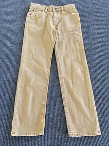 Gap Kids Jeans Boys Youth 10 Tan Khaki Camel Original No Stretch - Picture 1 of 13