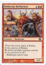 Balduvian Barbarians *Common* Magic MtG x1 Eighth 8th Edition SP
