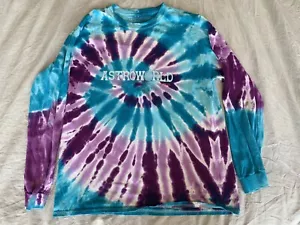 Astroworld Tour Wish You Were Here Tie Dye LS Shirt Travis Scott. L - Picture 1 of 9