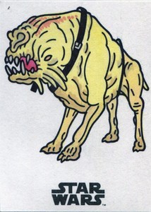 Solo Star Wars Story Art Sketch Card by Jamie Richards