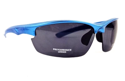 Unbranded PS35 Wrap Around Sunglasses NEW Adult Unisex Blue Sport Sun Glasses - Image 1 of 4