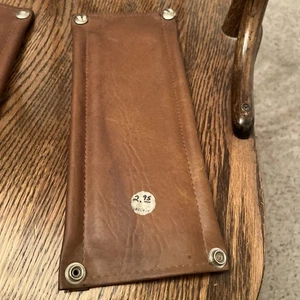 Vintage Vorbau Pad Snap Vinyl Old School BMX braun OG 70er 80er Doppelklemme Nos - Bild 1 von 2