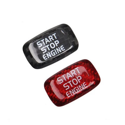 Cubierta de botón de arranque del motor interior del coche de fibra de carbono para Volvo XC60 S60L  Foto 1 de 4