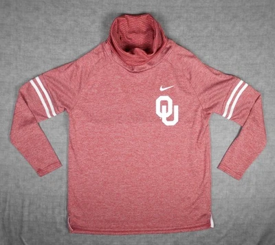 Nike Women’s Oklahoma Sooners OU Turtleneck Red Shirt Long Sleeve Large - Image 1 of 4
