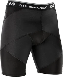 McDavid Super Cross Compression Active Wear Shorts Black Hip Spica Sz L/large - Picture 1 of 2