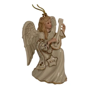 Lenox 2018 Angel Mandolin Melody Ornament Annual New Boxed - Picture 1 of 2