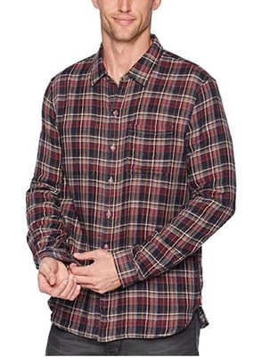 John Varvatos Men's Plaid Reversible Button Up Shirt, Size Medium NWT $188 - Image 1 of 4