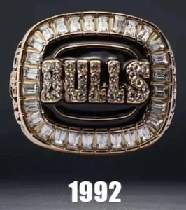 1992 Finals Championship Ring: Chicago Bulls - Bild 1 von 1