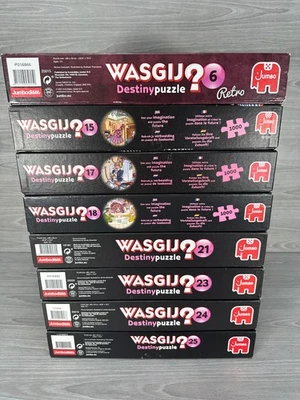 6x Wasgij Destiny Puzzle Bundle - Completo - Jumbo 6, 15, 17, 18, 21, 23, 24, 25 - Immagine 1 di 4