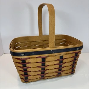 Vintage Longaberger "Proudly American" Korb 9 "x11" Lesen - Bild 1 von 8