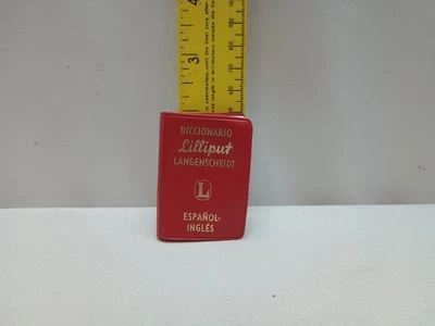 Langenscheidt's Lilliput Mini Dictionary Espanol -Ingles Vintage - Image 1 of 4