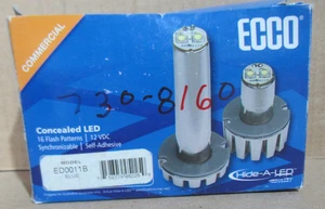 ECCO ED0011B AZUL OCULTO LED 16 FLASH PATRÓN LUZ - Imagen 1 de 13