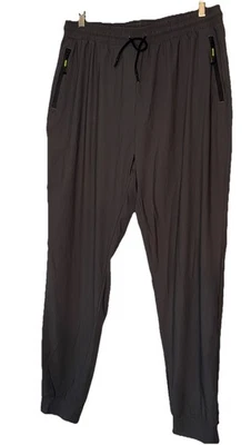 Joggers Ancient Star Pull On Talla XXL Gris Chinlon con 25% Elastizados Bolsillos con Cremallera Foto 1 de 4