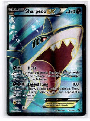 Sharpedo EX (152 Full Art) Ultra Rare XY - Primal Clash 152/160 LP - Image 1 of 2