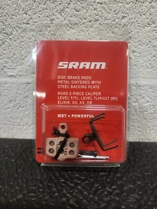 SRAM Disc Brake Pads - Sintered Compound, Steel Backed, Powerful, For Level, - Picture 1 of 3