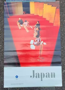 Póster de viaje de Japón 1970 vintage - Imagen 1 de 1