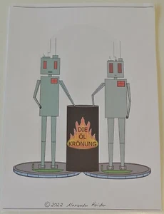 COMIC IMAGES SUPREME (2022) SIGNIERT Die Saga von Robottica und: Reptiloide---- - Picture 1 of 1