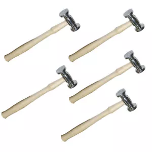 DOT & LINE HAMMER TEXTURING Textured Circle Metal Forming Former - SET 5 PC - Picture 1 of 4