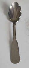 Antique Nickel Silver Fancy Spoon , Sugar ? A1 / 210 marking