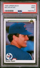 1990 Upper Deck Nolan Ryan HOF #544 - PSA 9 Mint