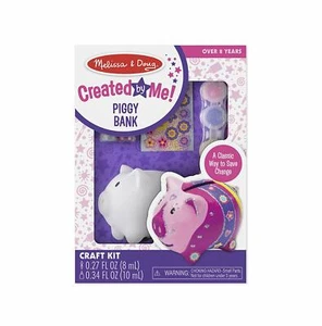 Melissa & Doug 8862 Created by Me! Piggy Bank Decorate-Your-Own Craft Kit - Picture 1 of 5