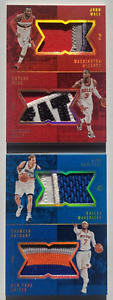 2016-17 Preferred Quad GAME USED JUMBO Patch Book Dirk Melo Wade Wall #10/10 1/1