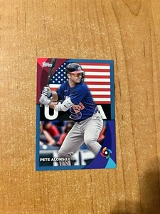 2023 Topps Series 2 - Pete Alonso - #WBC-3 Blue World Baseball Classic Insert