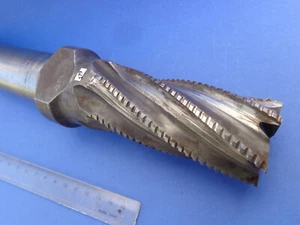 Fräser Schaftfräser Schruppfräser ist Ø 46,67  HSS MK5 Anzugsgewinde M20 - Bild 1 von 2
