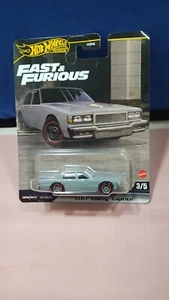 Hot Wheels Premium Fast & Furious 1987 Chevy Caprice Real Riders 1:64 Scale New - Picture 1 of 3