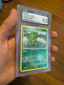 (POP 5) CGC 9.5 MINT+ Pokemon Card Lombre 52/127 Reverse Holo Platinum 2009 - Picture 1 of 4