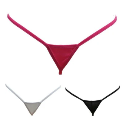 Slip uomo sexy perizoma micro perizoma marsupio bikini schiena a T intimo mutande - Immagine 1 di 4