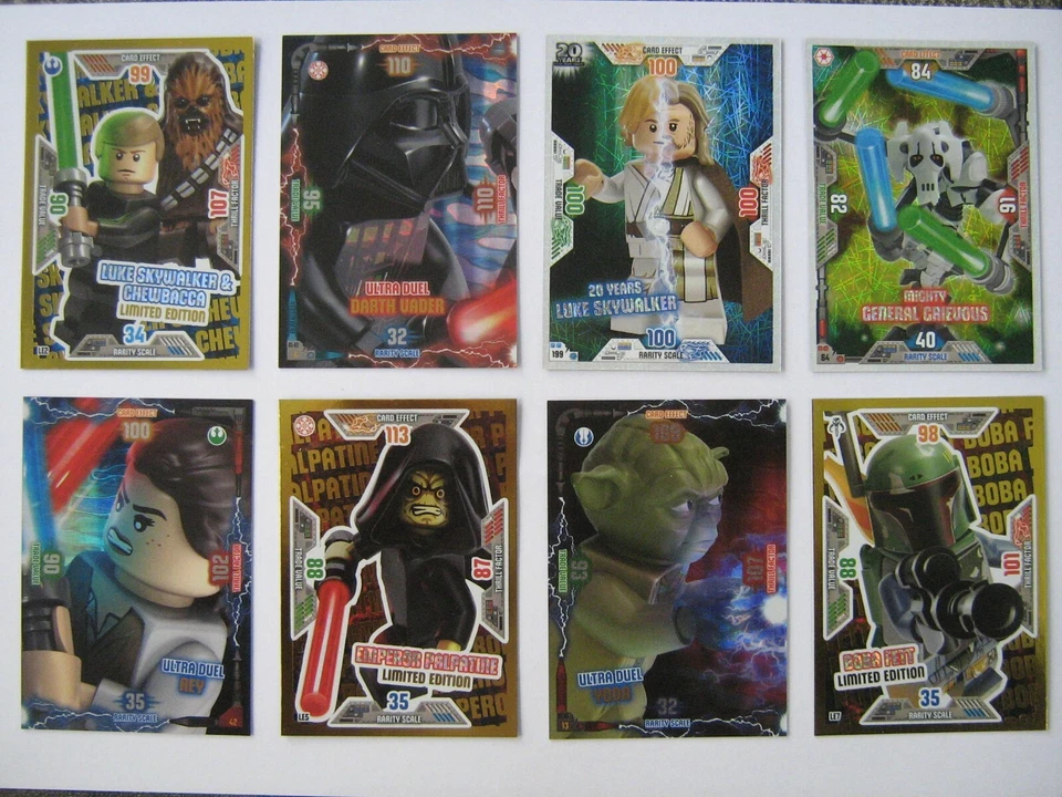 Lego Star Wars Series 2 Pick Limited Edition Ultra Duel Foil & Regular cards New - Image 1 of 1