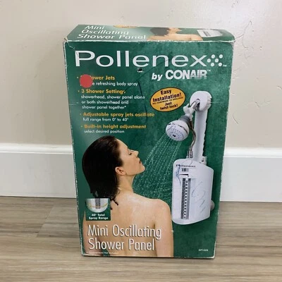 Pollenex Mini Oscillating Shower Panel by Conair DP1020 Power Massaging Jets - Image 1 of 4