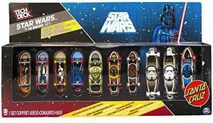 TECH DECK STAR WARS 10 BOARD SET Limited Fingerboard Santa Cruz Toys Rare - Picture 1 of 7