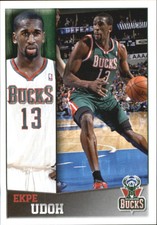 2013-14 Panini Stickers Milwaukee Bucks Basketball Card #96 Ekpe Udoh