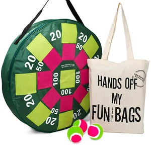Target Toss Fun Inflatable Dart Board Throwing Game With Balls - Picture 1 of 10