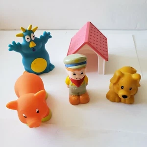 Pre-owned Lot of 5 Kids Meal Toys Little People Dog & House Lionel Train Figure - Picture 1 of 10