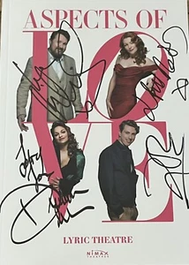 MICHAEL BALL-ASPECTS OF LOVE SIGNED THEATRE PROGRAMME-LAURA PITT-PULFORD-PROOF - Picture 1 of 10