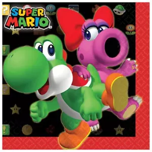 Servilletas para bebidas Super Mario 16 quilates - Imagen 1 de 1