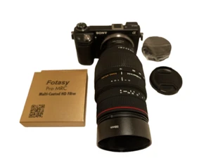 Sony E-mount adapted SIGMA 70-300 mm F/4-5.6 APO DG Telephoto Zoom Lens. - Picture 1 of 12
