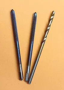 M2 Gewindebohrer *nano-blau* (auch Titan-Vorbohrer) Profi-Gewindeschneider 2,0mm - Bild 1 von 5