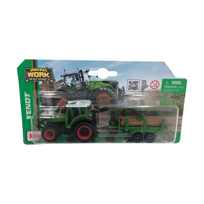 FENDT 209 Vario Trattore con Rimorchio Mini Work Machines Modello Giocattolo ... - Immagine 1 di 4