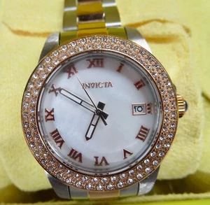 INVICTA WATCH ANGEL 36076  34mm PC32A Quartz w/Box - New Battery - Picture 1 of 6