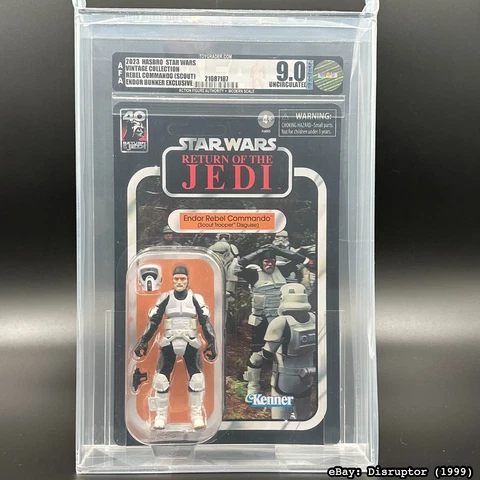 2023 Star Wars Vintage Collection VC 272 "Rebel Commando (Scout)" AFA U9.0A Cover
